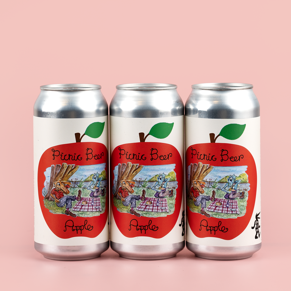 3 x 440ml Can of DEYA Picnic Apple Mixed Fermentation Beer