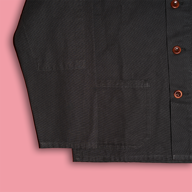 CHORE JACKET - STEADY ROLLING MAN - CHARCOAL