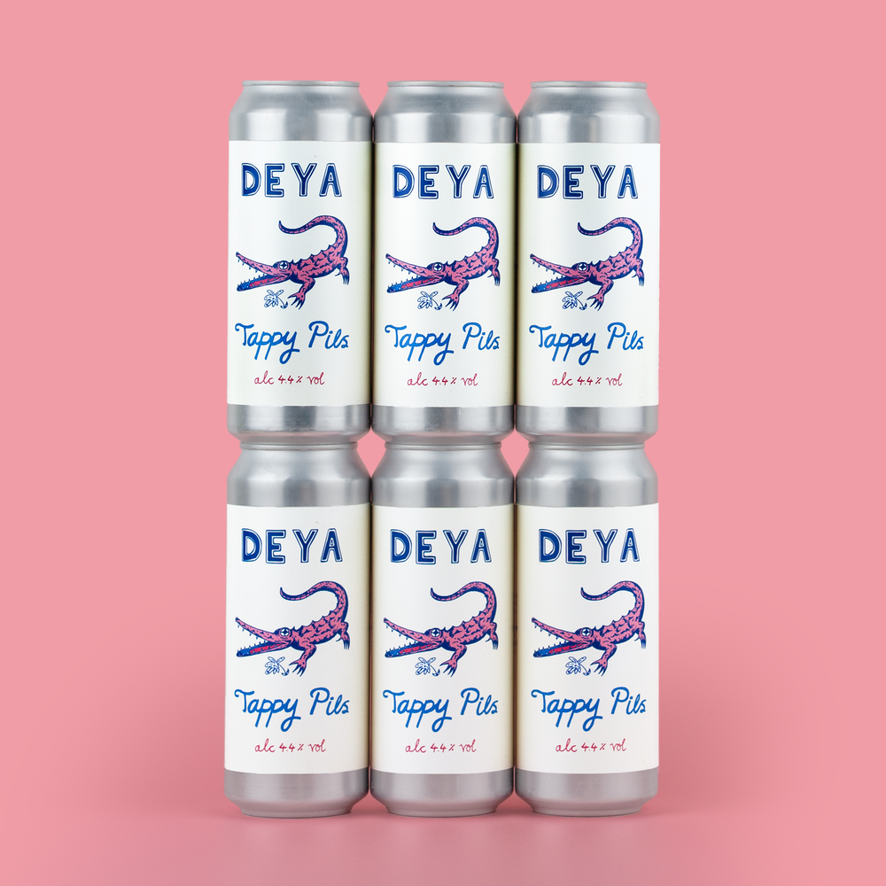 500ML 6 PACK - TAPPY PILS - 4.4% - LAGER