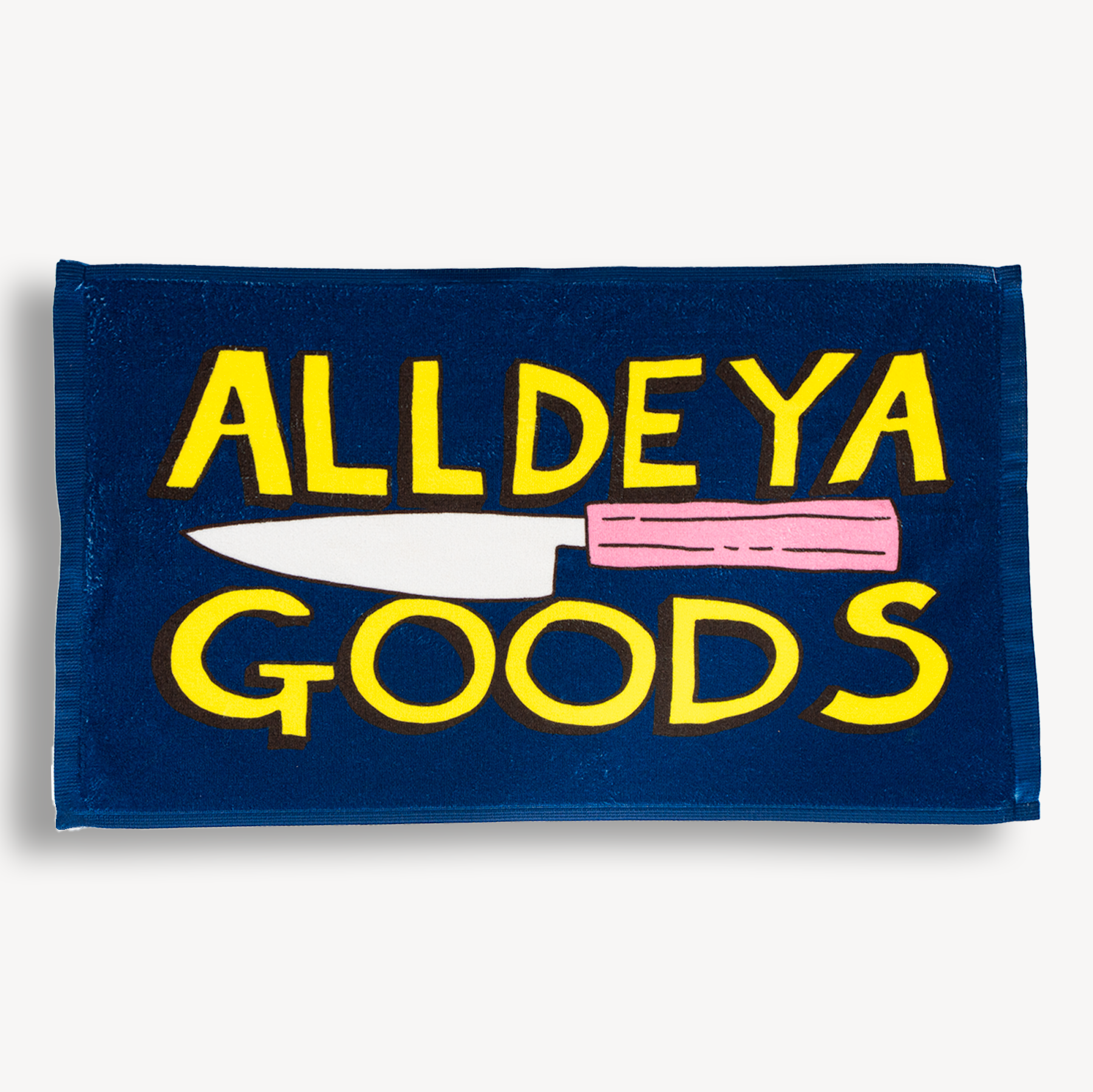 BAR TOWEL - ALL DEYA GOODS TOWEL - NAVY