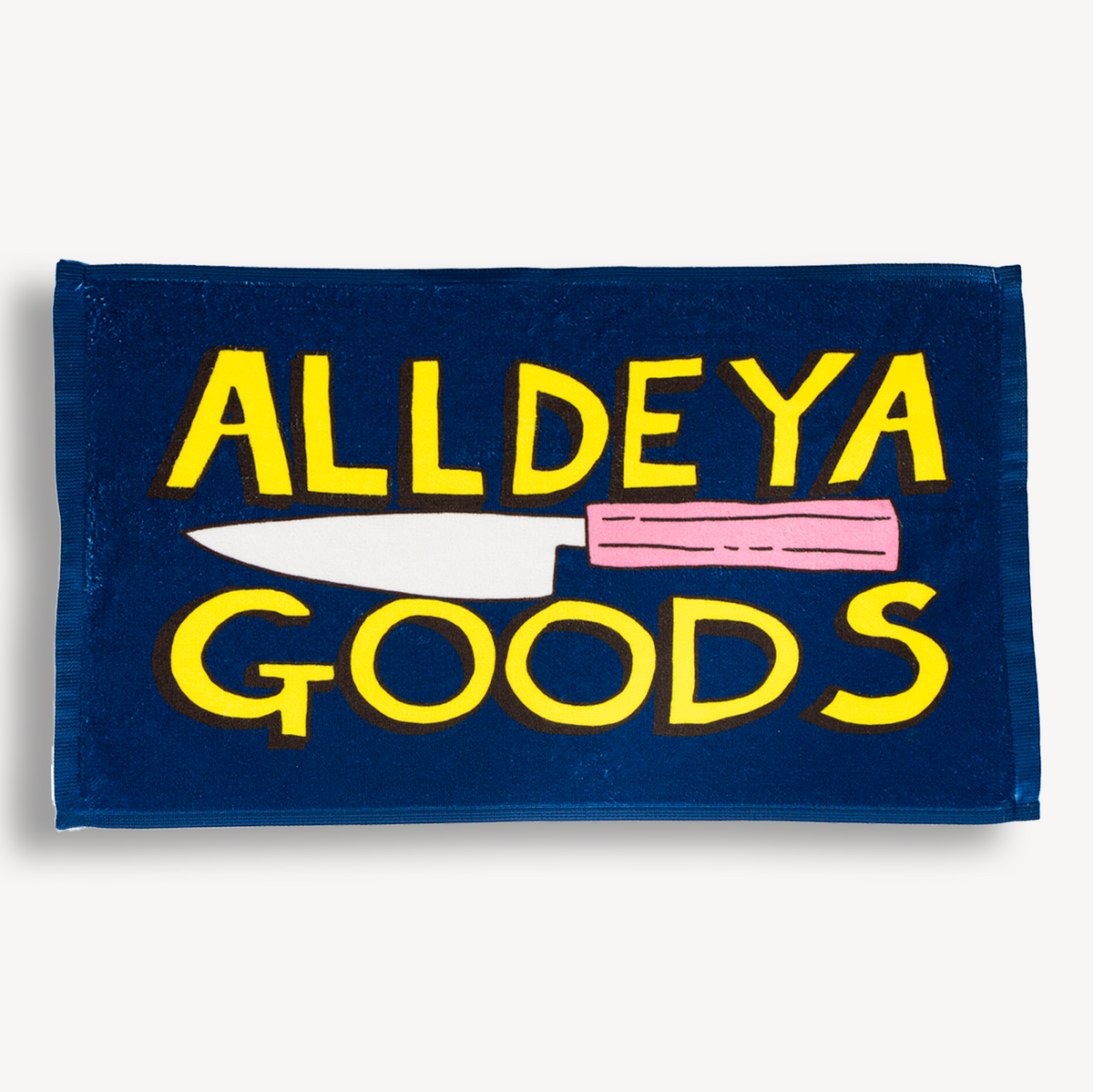 BAR TOWEL - ALL DEYA GOODS TOWEL - NAVY