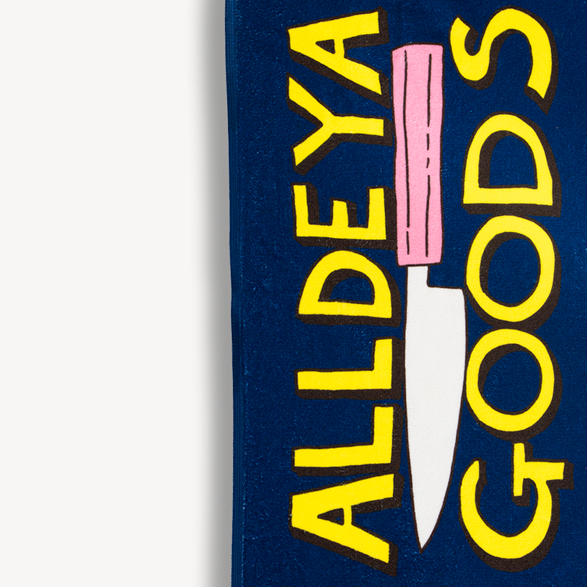 BAR TOWEL - ALL DEYA GOODS TOWEL - NAVY