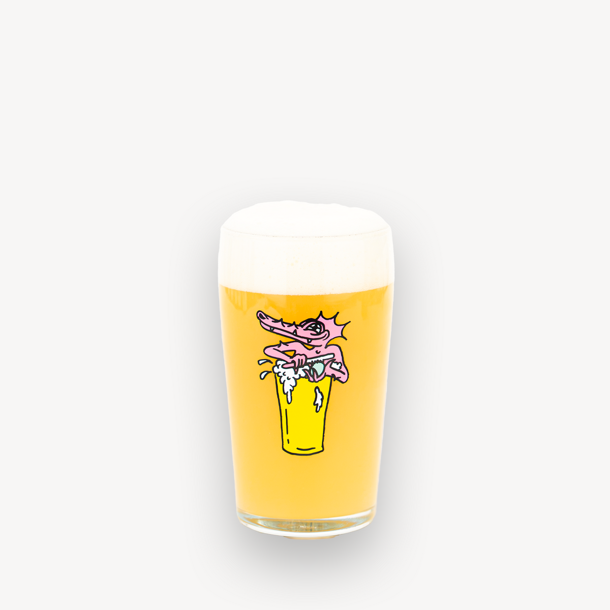 PINT GLASS - ALLDEYA GOODS - CROC