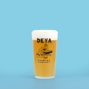 PINT GLASS - WAVING CROC