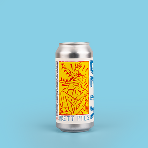 440ml can of DEYA Bret Pils Mixed Fermentation Pilsner