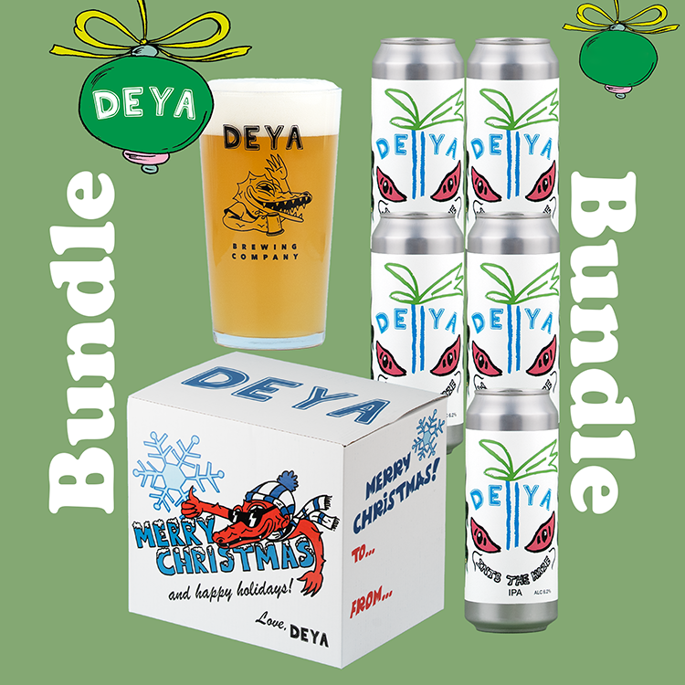 5 CANS & PINT GLASS STOCKING FILLER - INTO THE HAZE - 6.2% - IPA