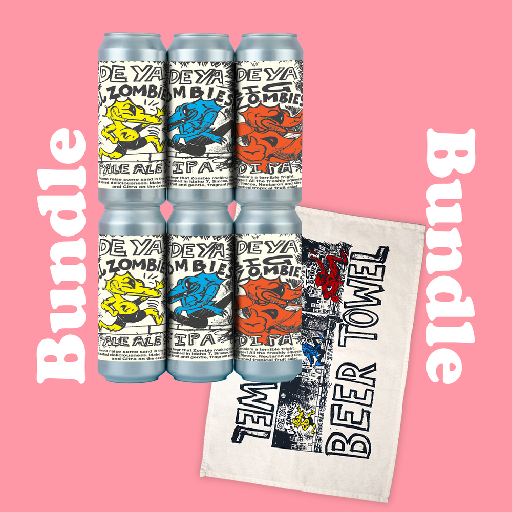 MERCH BUNDLE - ZOMBIES BEER TOWEL BUNDLE