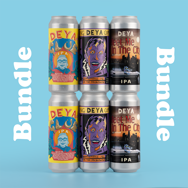 500ML 6 PACK - IPA PACK - 6.5% / 6.5% / 6.5% - IPA / IPA / IPA