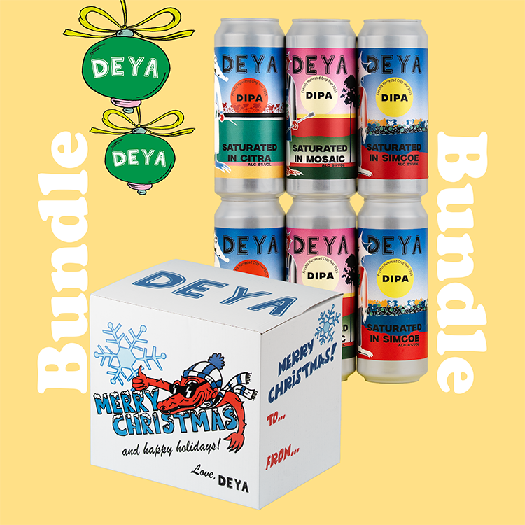 500ML 6 PACK - SATURATED IN... CHRISTMAS BUNDLE - 8.0% / 8.0% / 8.0% - DIPA / DIPA / DIPA