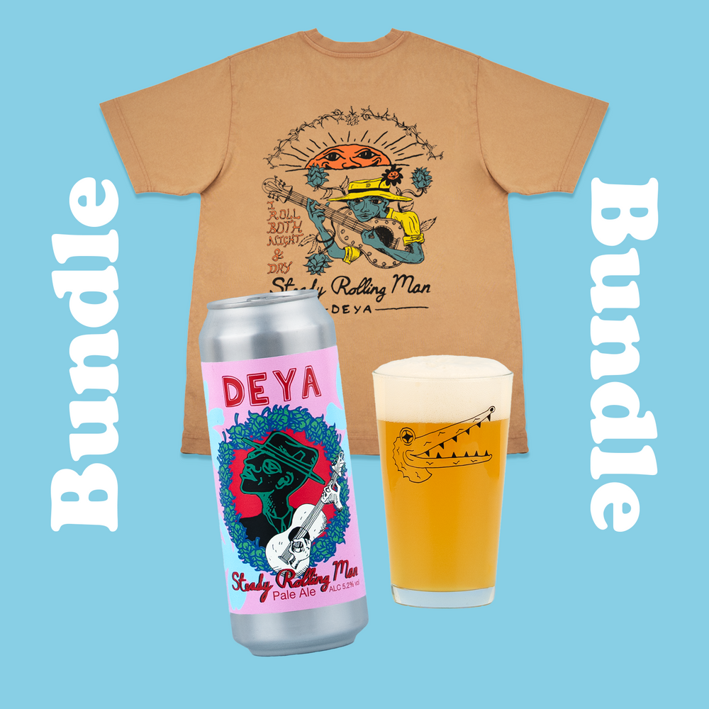 MERCH BUNDLE - STEADY ROLLING MAN - 5.2% - PALE ALE
