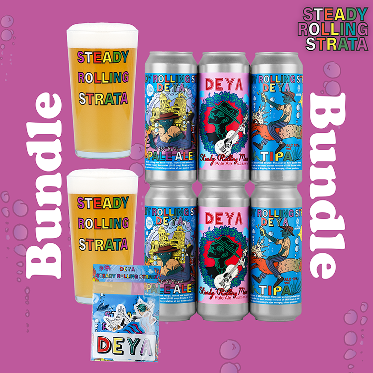 6 PACK & GLASSES BUNDLE - STRATA PACK - 5.2% / 5.2% / 10% - PA / PA / TIPA