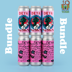 3 x 500ml can of DEYA Unsteady Rolling man DIPA 3 x 500ml can of DEYA Steady Rolling man PA