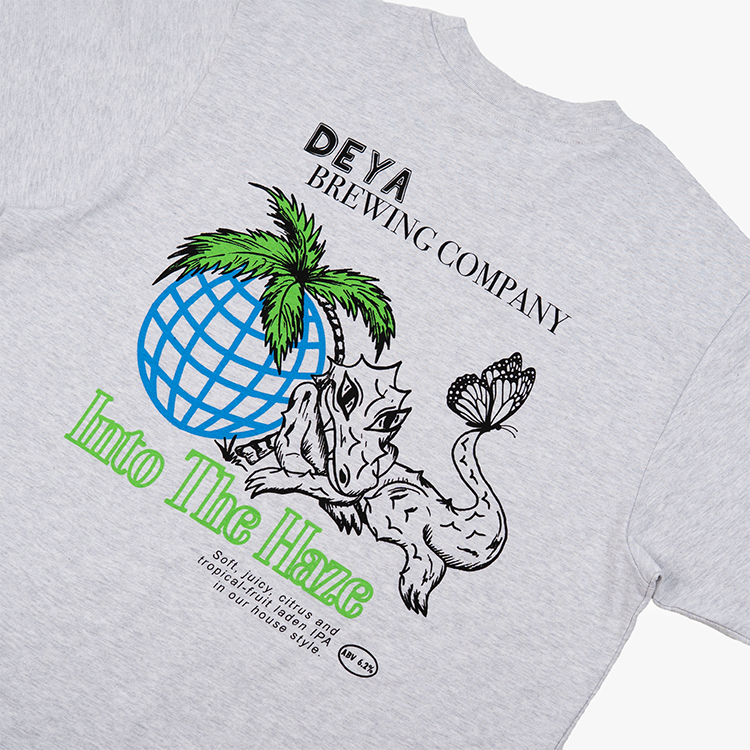 DEYA Into The Haze V3 T-shirt Backprint