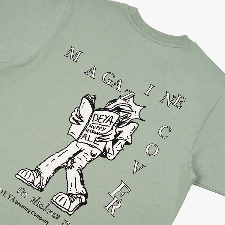 DEYA Magazine Cover V3 T-shirt Backprint