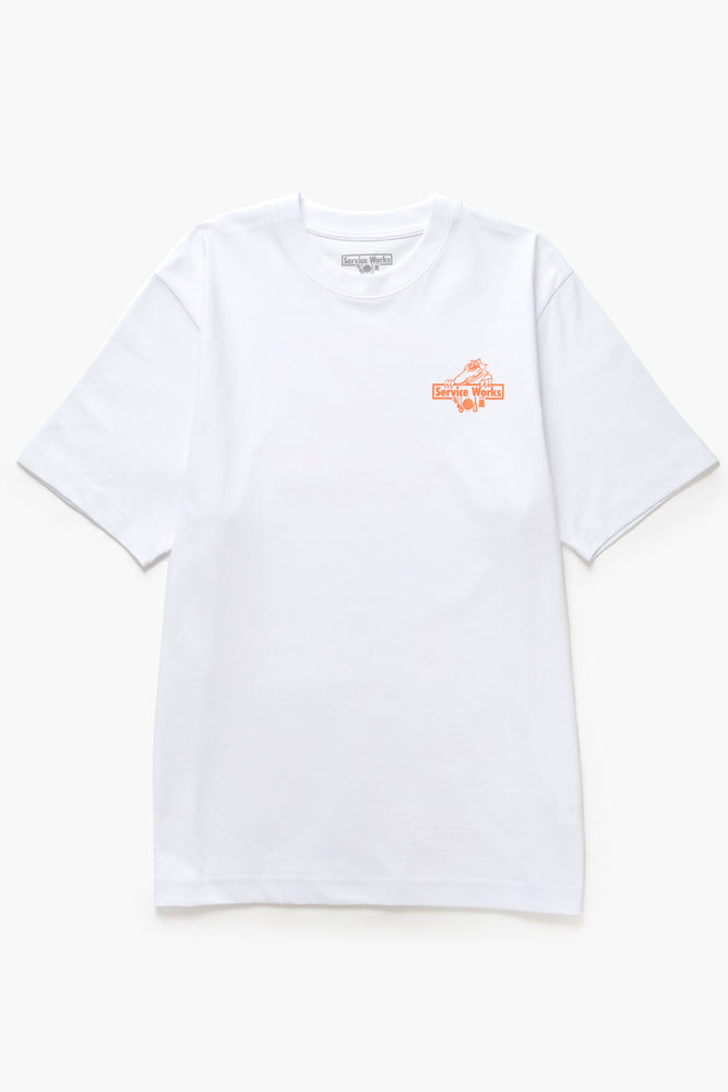 DEYA x Service Works Welcome Tee - White - Front
