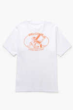 DEYA x Service Works Welcome Tee - White - Back Design
