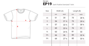DEYA SOMETHING GOOD T SHIRT SIZE GUIDE
