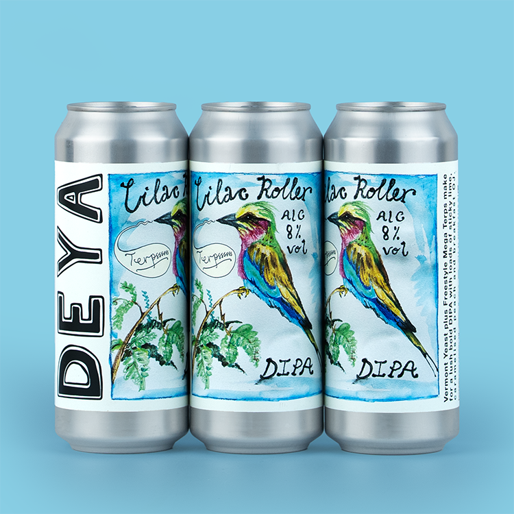 3 x 500ml can of DEYA Lilac Roller DIPA