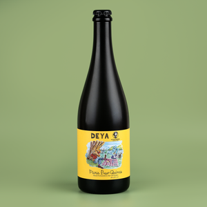 750ml bottle of DEYA Picnic Beer Quince Mixed Fermentation Beer