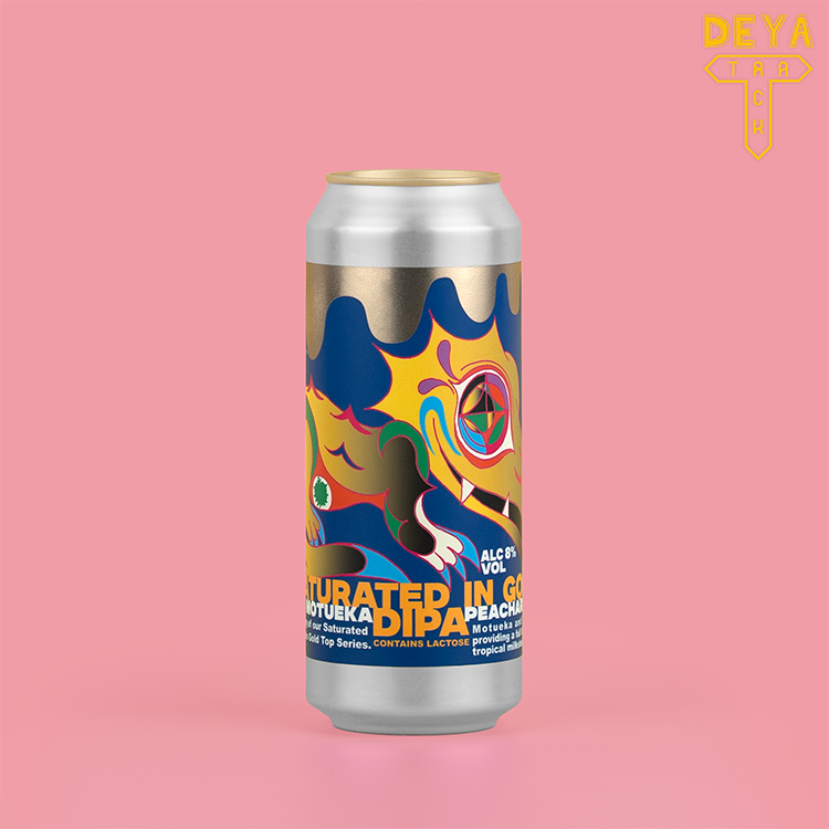 500ML - SATURATED IN GOLD MOTUEKA & PEACHARINE -  8% - DIPA