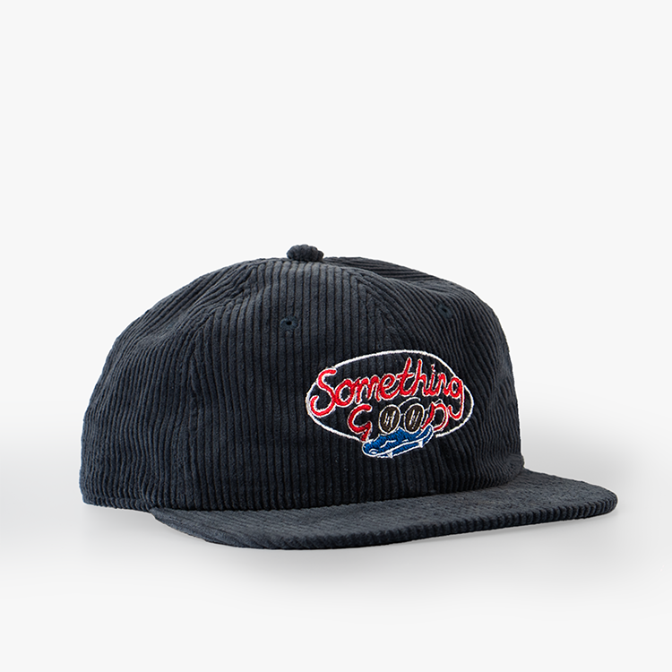 DEYA Something Good Navy Corduroy Cap