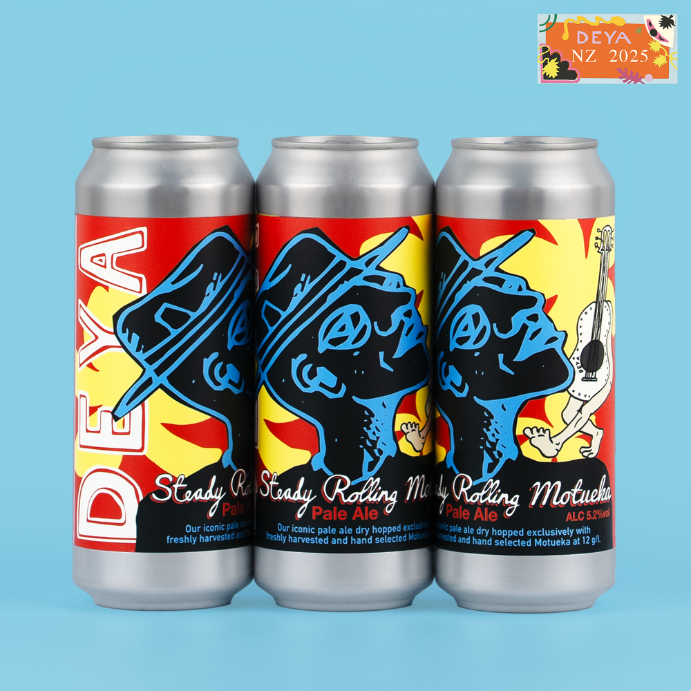 3 x 500ml Can of DEYA Steady Rolling Motueka PA