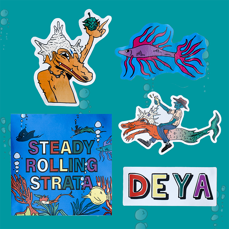STICKER PACK - STEADY ROLLING STRATA