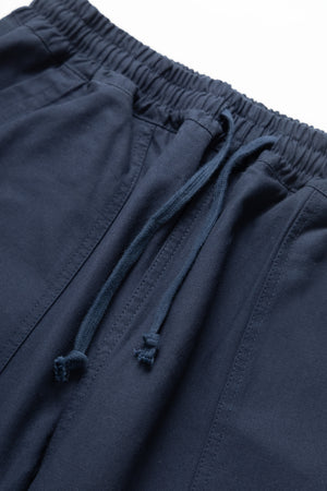 DEYA x Service Works Navy Blue BOH Coverall Jacket - close up front