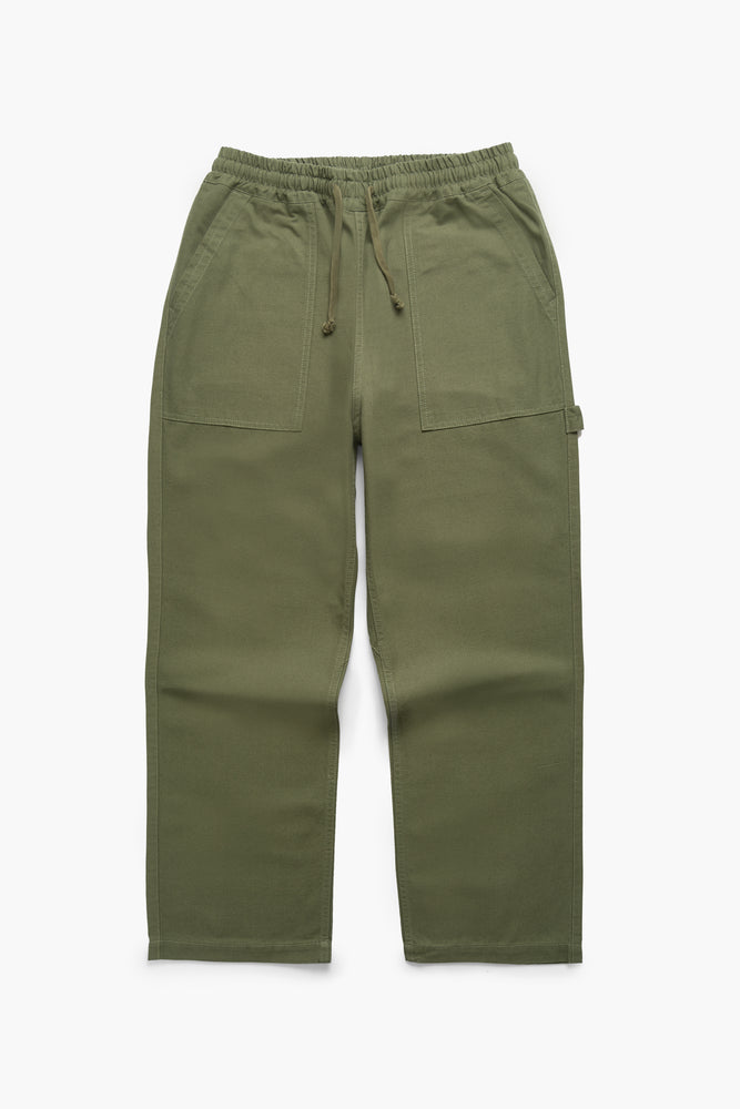 DEYA x Service Works Olive Green FOH Pants - front