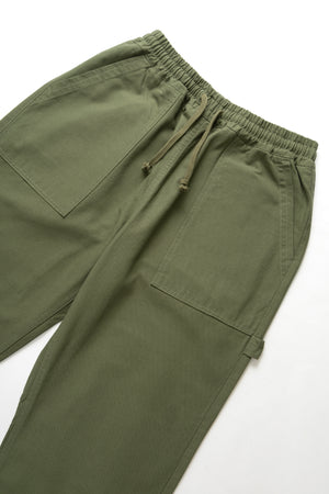 DEYA x Service Works Olive Green FOH Pants - front