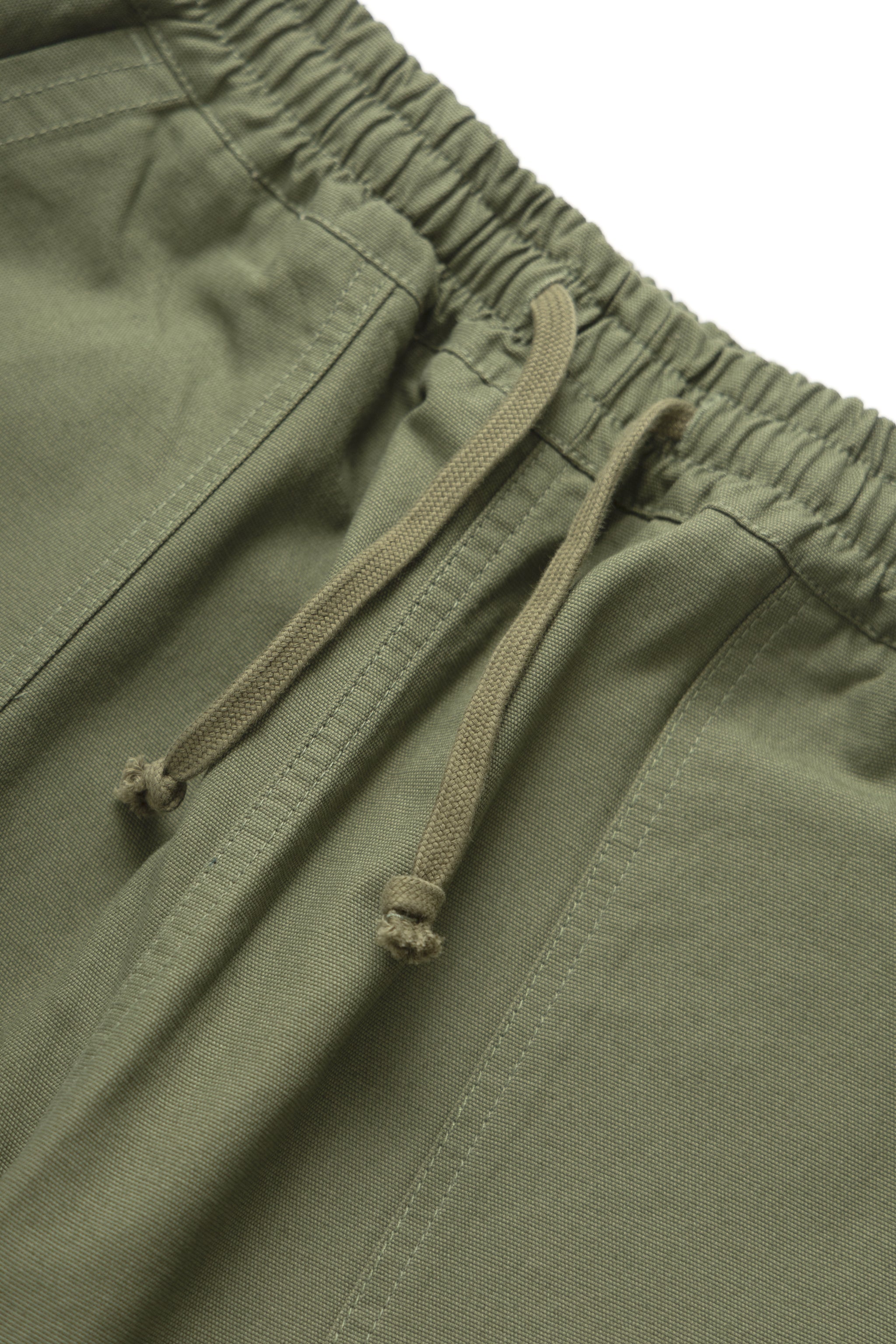 DEYA x Service Works Olive Green FOH Pants - front close up